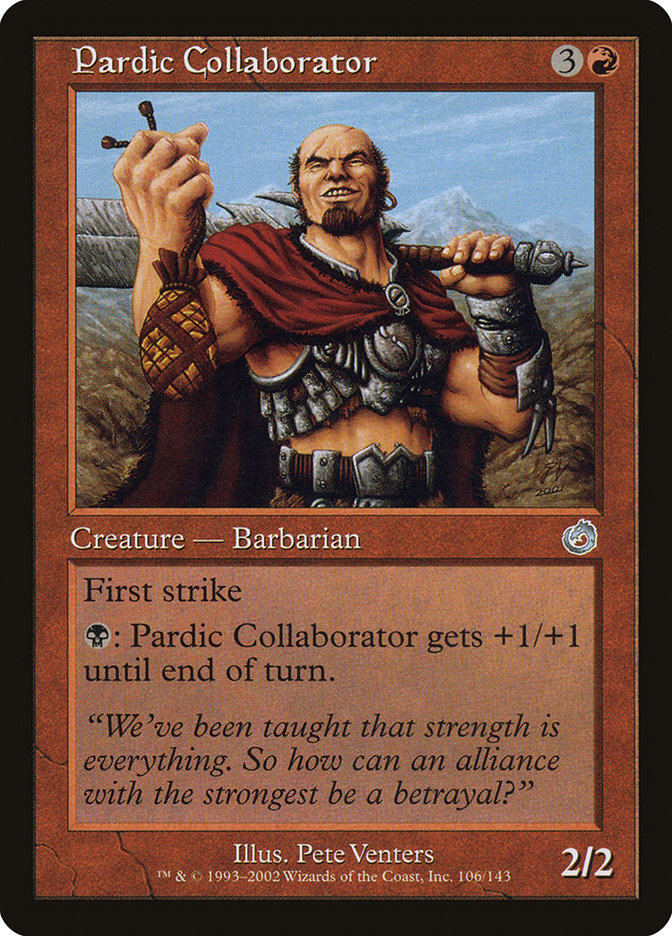 MTG Magic the Gathering Pardic Collaborator (106/143) Torment MP