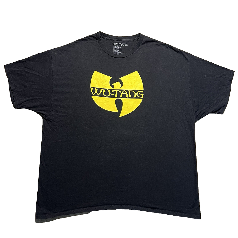 Wu Tang Clan Logo T ShirtMens 3XL Black Hip Hop Graphic Tee Big Tall Size