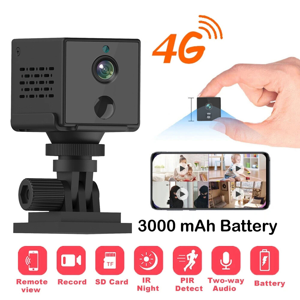 5MP 4G WIFI Mini Camera with PIR Motion Detection and Built-In Battery