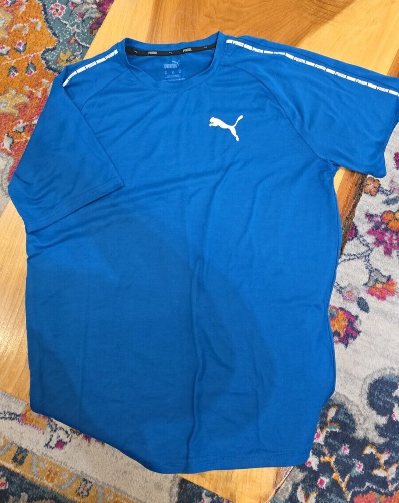 Puma Shirt Men's Blue Medium Logo