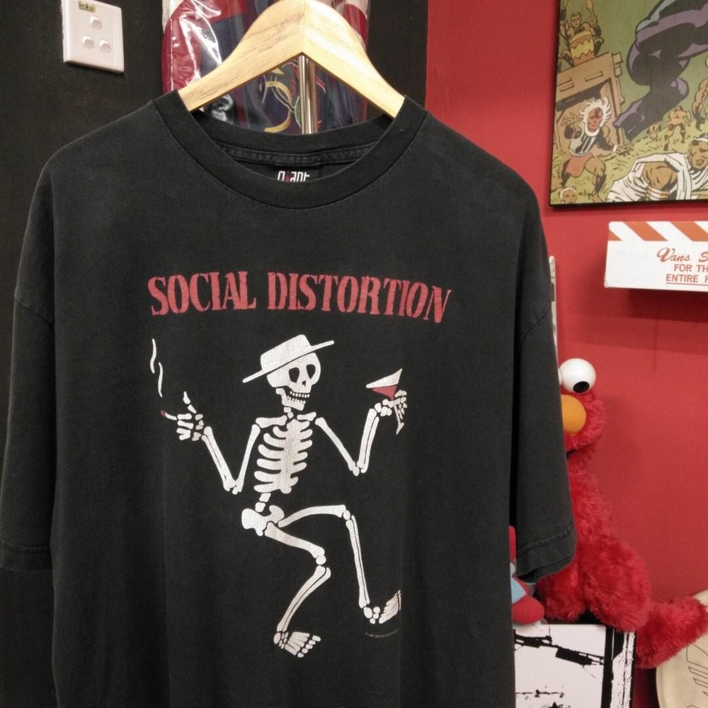 Remake 1996 Social Distortion t-shirt, rock band t-shirt TE3369