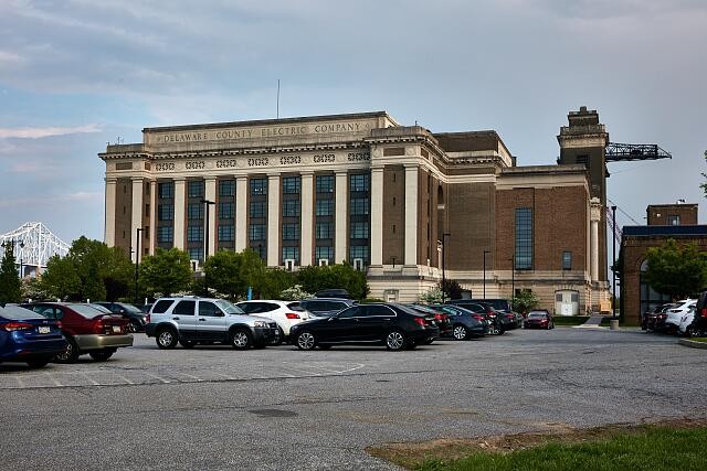 The Delaware County Electric Company Building in Chester, Pennsylvania, a