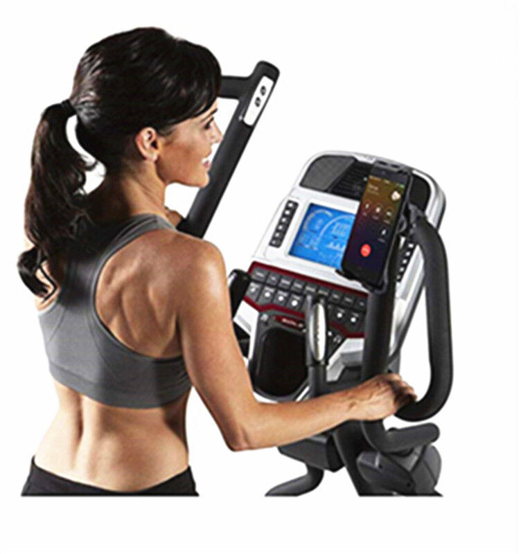 Holder for Cell phone/Smart tablet stand adapted to treadmill fit 4.3''-11.2''