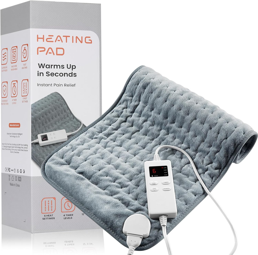 Heating Pad for Back Pain and Cramps with Auto Shut Off by KOT