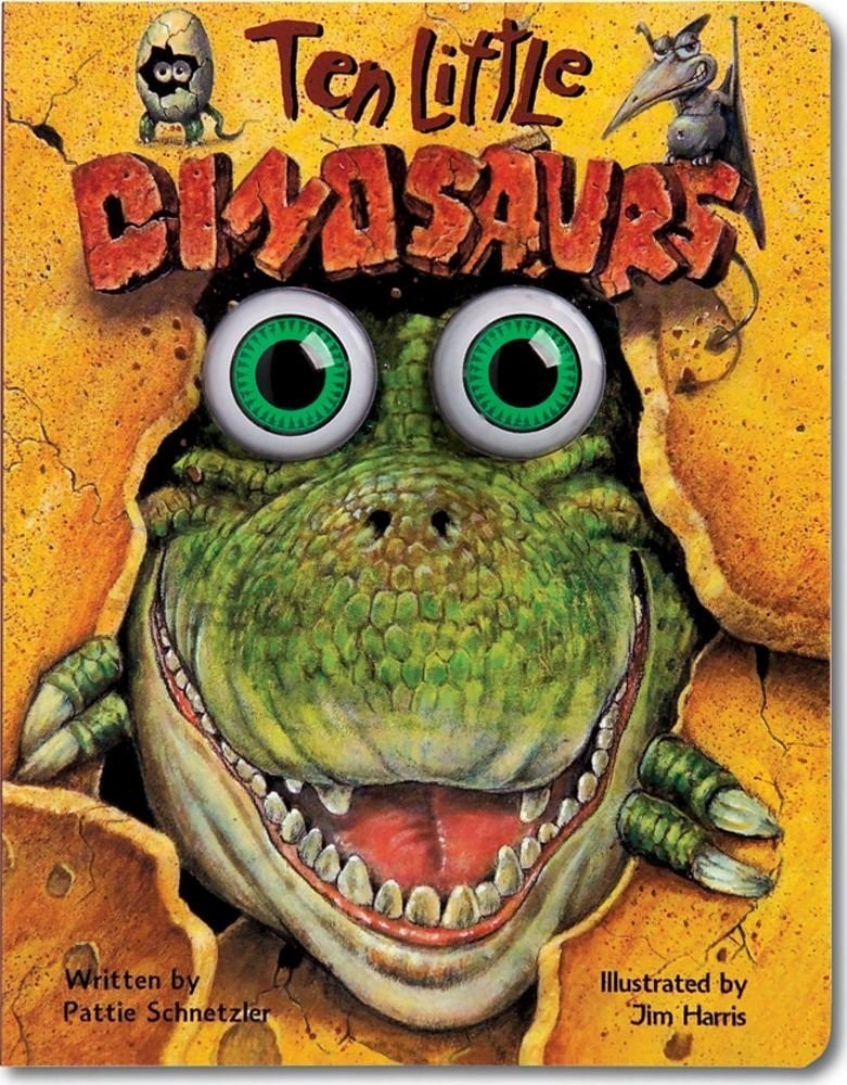 Ten Little Dinosaurs (Eyeball Animation): Board Book Edition by Schnetzler