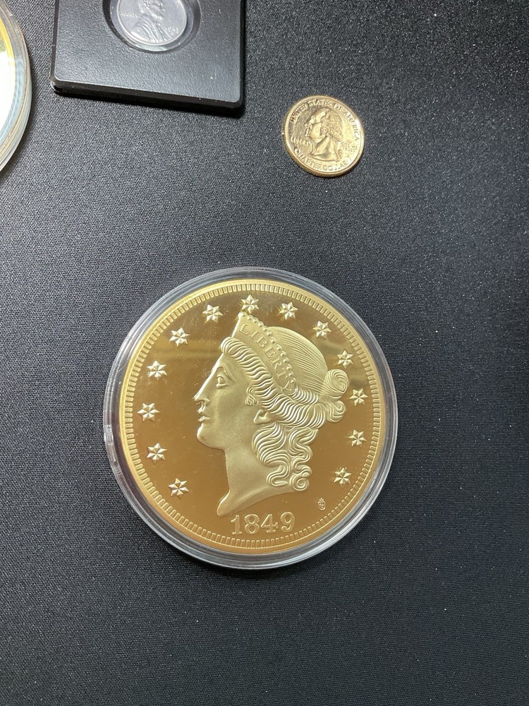 1849 liberty head double eagle replica coin