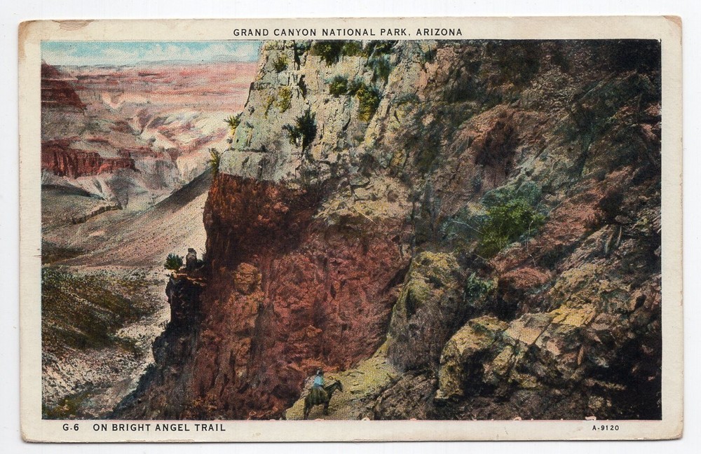 1920s? WB - CLOSEOUT - Bright Angel Trail, Grand Canyon Nat'l Park - Arizona