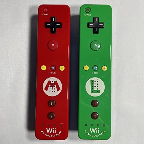 Nintendo Wii Remote Control Plus Set Mario Luigi