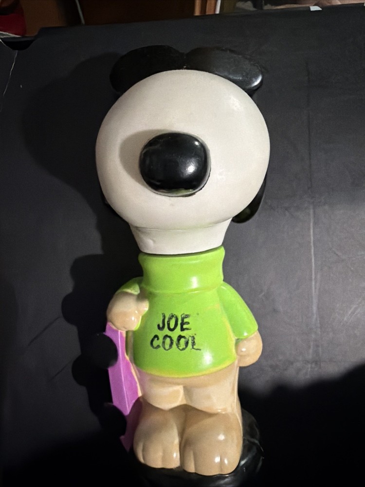 Vintage Peanuts Snoopy Joe Cool Skateboard Bubble Bath Bottle EMPTY