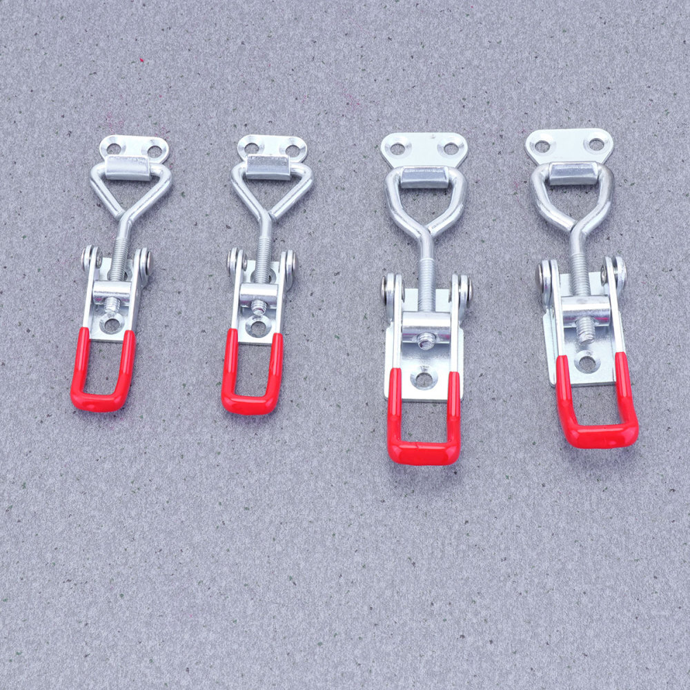 2Pcs 4001 4002 Solid Toggle Latch Clamp Iron Adjustable Door Cabinet Box Case