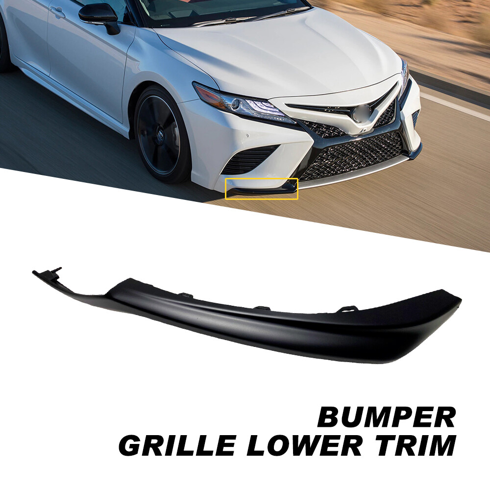 Fit 2021-2023 Toyota Camry SE/XSE Black Right Bumper Lower Trim Molding
