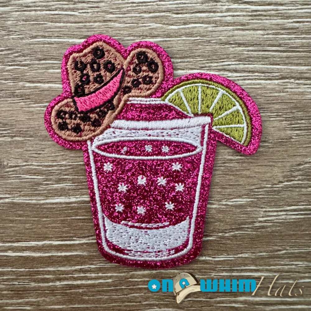 Cowgirl Drink Iron-On Patch