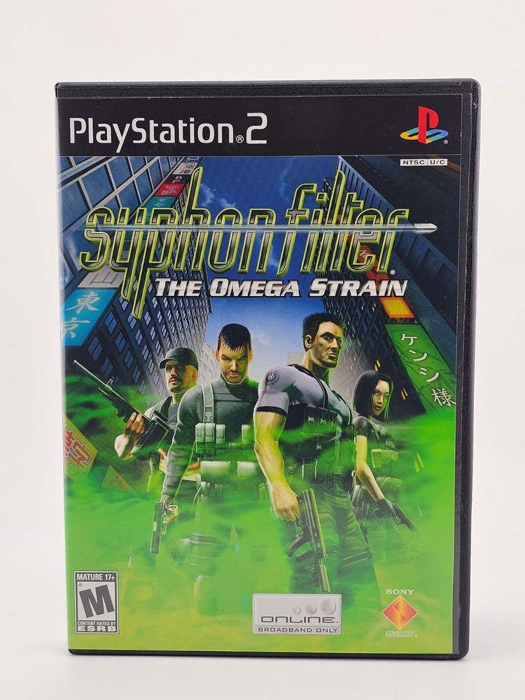 Sony Playstation 2 PS2 Syphon Filter The Omega Strain CIB Cleaned & Tested