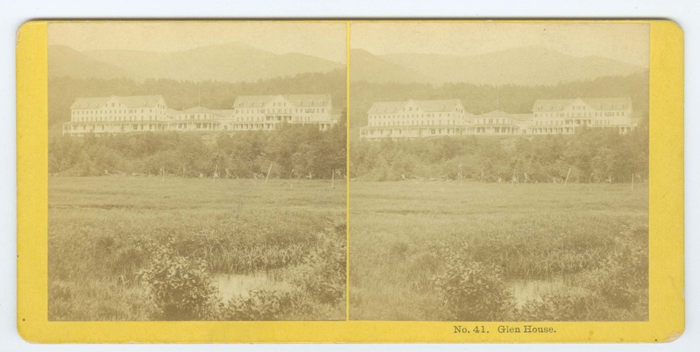 D1741~ NEW HAMPSHIRE – Glen House c.1860s Stereoview - Kilburn