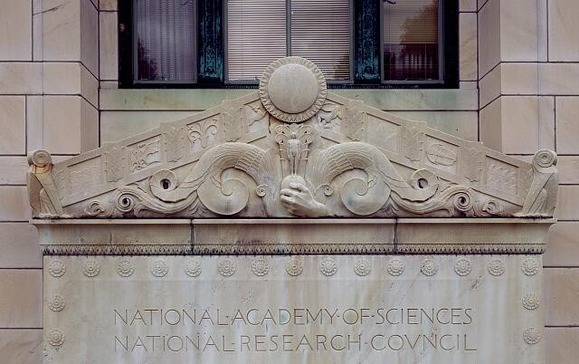 Washington DC National Academy of Sciences Pediment 1980s-2000s Relief Facade-image