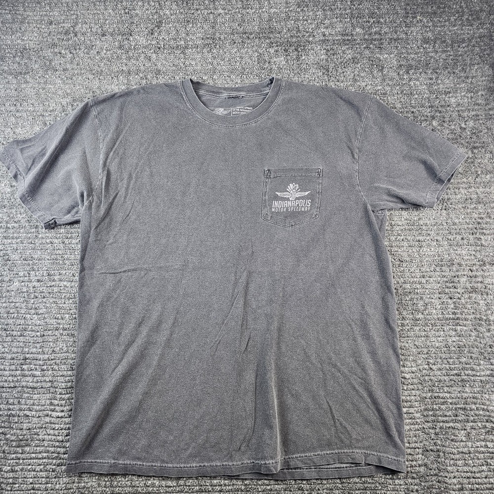 Indycar Indianapolis Motor Speedway Shirt Men ExtraLarge Gray Track IMS Indy 500