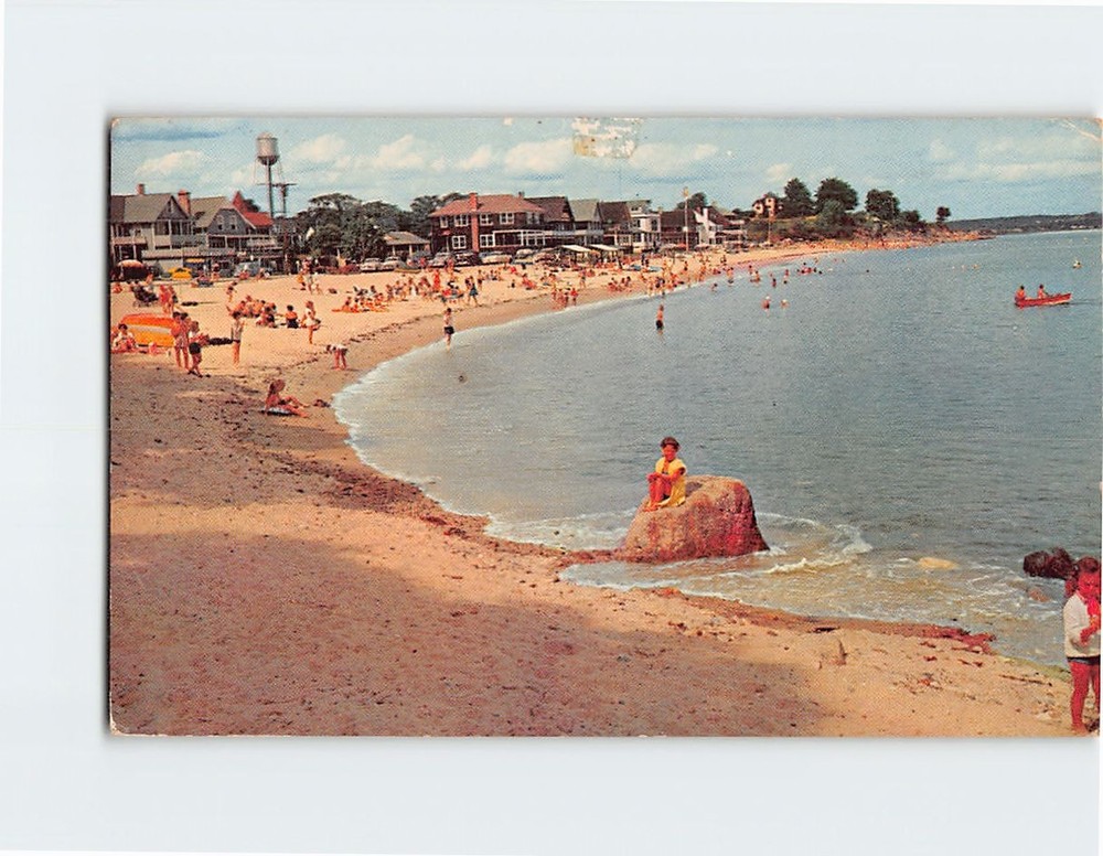 Postcard Crescent Beach Niantic Connecticut USA