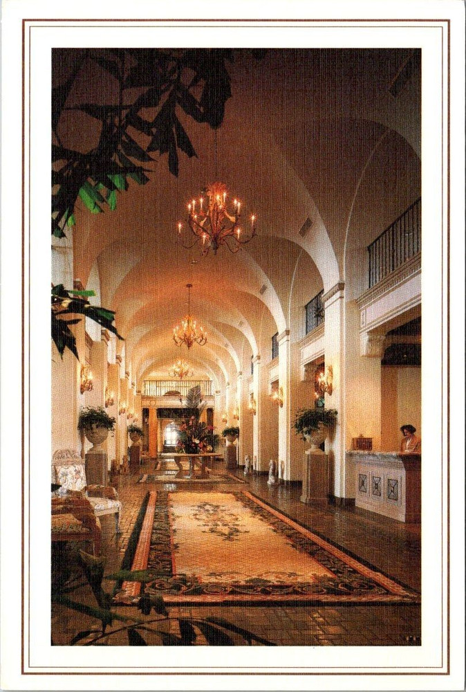 Renaissance Vinoy Resort Hotel St. Petersburg Florida c1990 Promenade Postcard