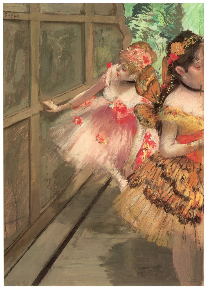 Decor Poster. Ballet school Art Design. Ballerinas painting. Home  Wall Art.1872