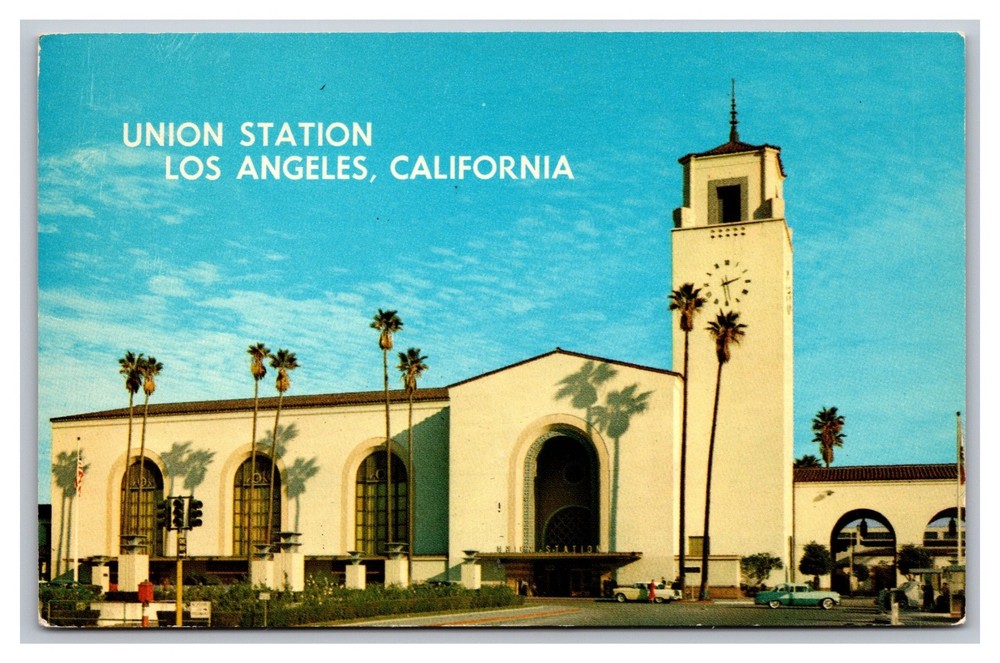 Los Angeles CA California Union Station Unposted Chrome Postcard