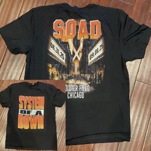 HOT !! System of a Down Aug 31, Sept 1 2025 Soldier Field, Chicago, IL T shirt