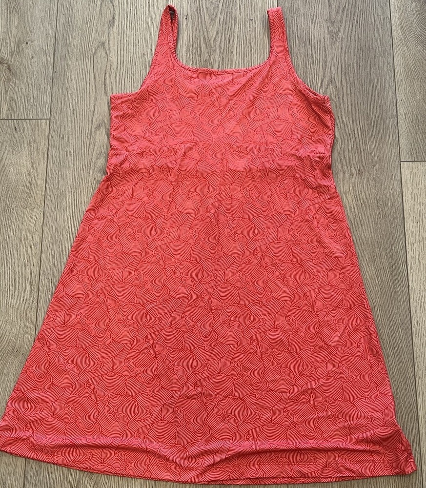 Columbia Sportswear Red Swirl PFG Fishing Dress Women’s Size Large