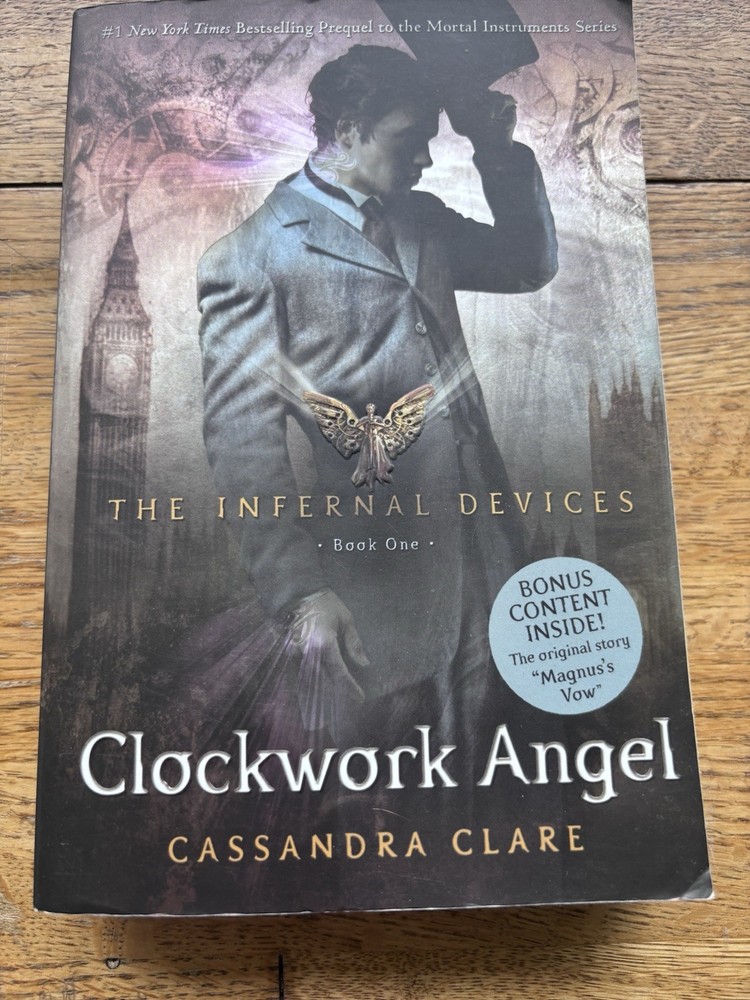 Cassandra Clare Clockwork Angel Infernal Devices Book 1 Trade Paperback Bonus