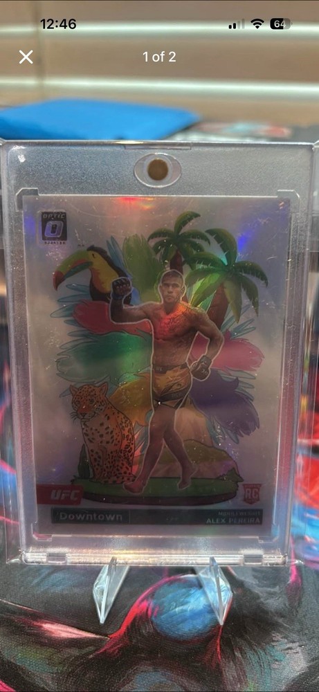 2023 Panini Donruss Optic UFC - Downtown! Alex Pereira #9 (RC)