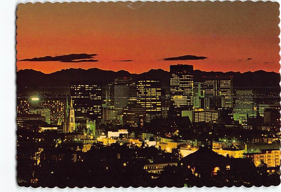 Postcard The Mile High City Denver Colorado USA