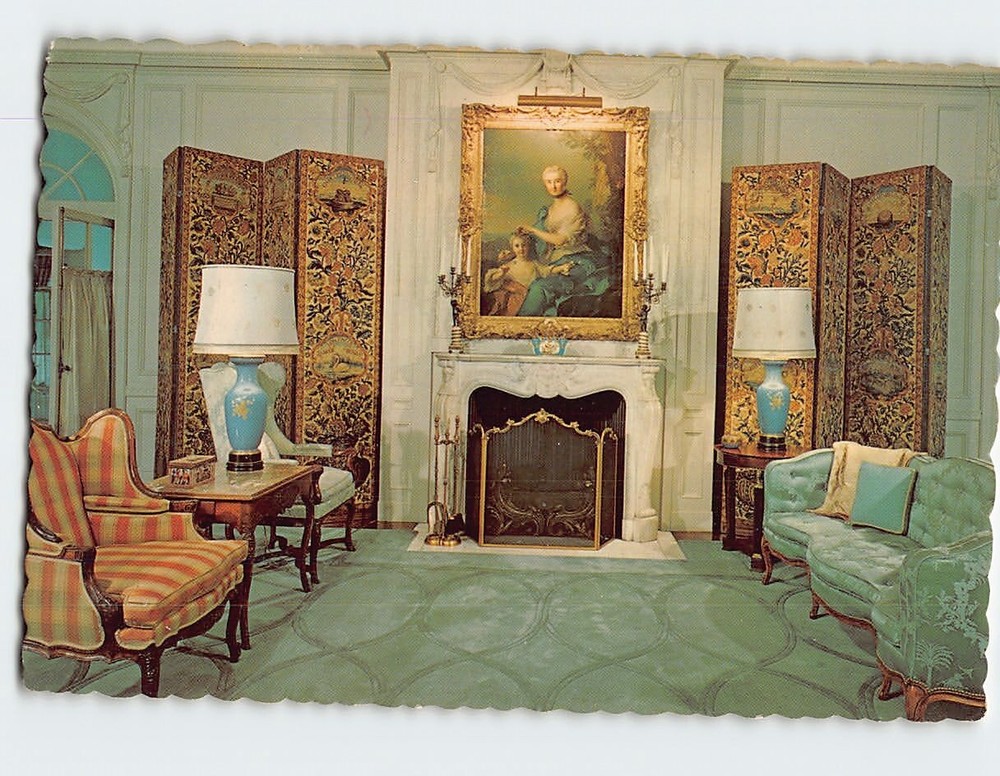 Postcard Reception Room, Oldfields, Indianapolis, Indiana
