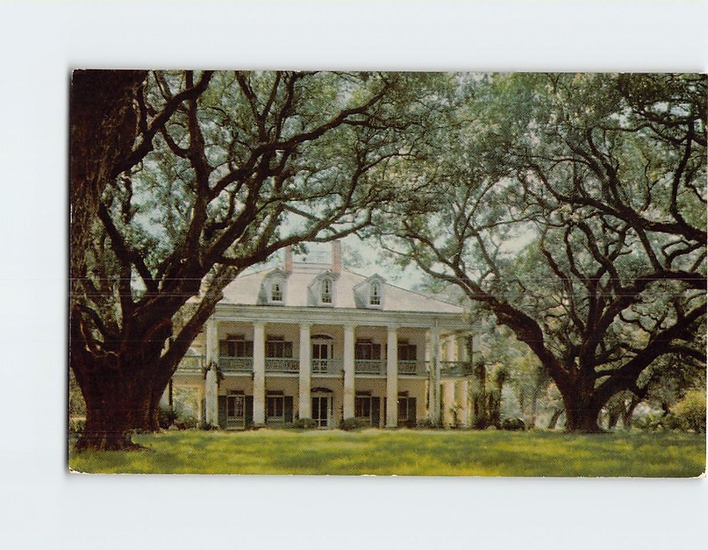 Postcard Oak Alley Plantation Vacherie Louisiana USA