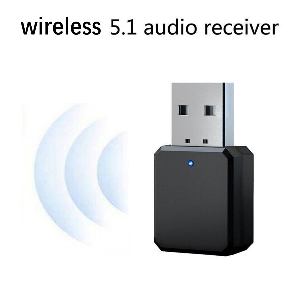 Universal USB Bluetooth 5.1 AUX Wireless Stereo Audio Receiver Adapter