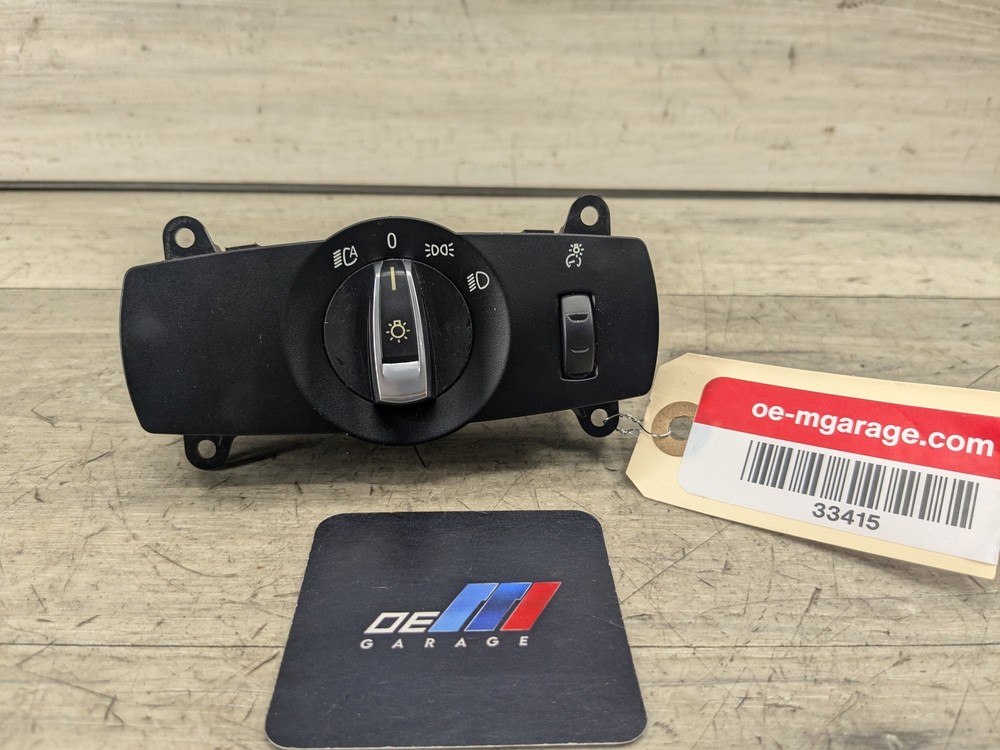10-19 OEM BMW F10 F13 F02 Headlight Switch Control Panel Light Module BLACK
