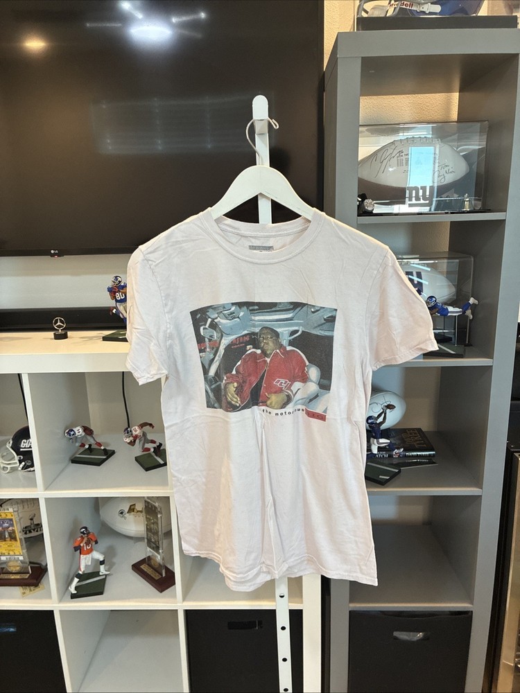 *RARE* Vintage Y2K 2000s Notorious B.I.G. Biggie Smalls Hip Top Rap Box Logo Tee