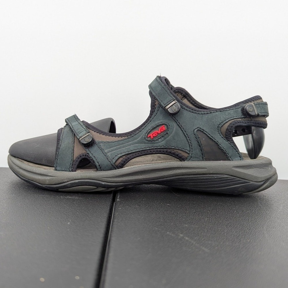Teva Women’s Size 10 Black Gray Hook & Loop Sport Sandals EU 41