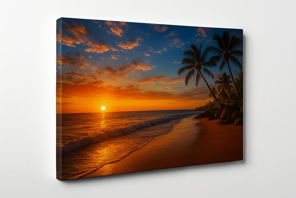 Sea Beach Sunset Landscape Wall Art Canvas Painting Print Art Poster Home Décor