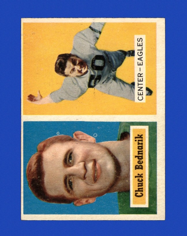 1957 Topps Set-Break # 49 Chuck Bednarik EX-EXMINT *GMCARDS*Consign with Greg Morris Cards