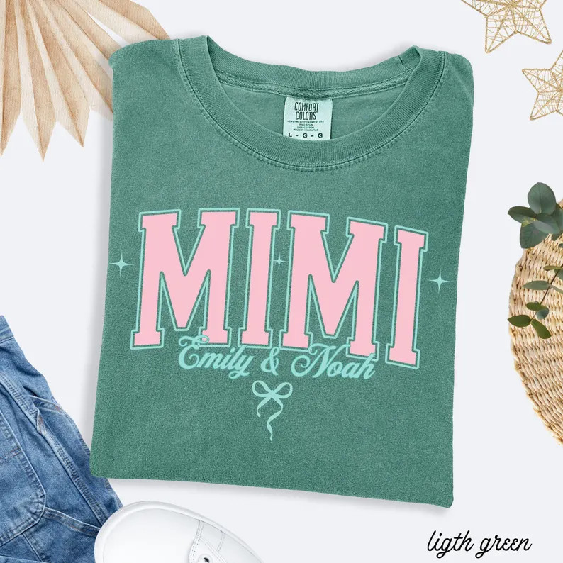 Personalized Mimi Custom Grandma Comfort Tee