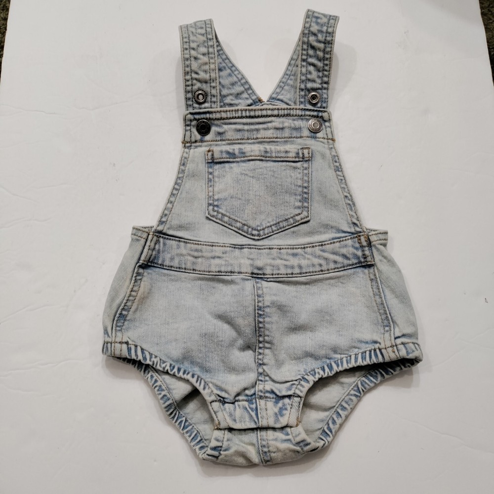 Okie Dokie Overalls Shortalls Baby Toddler 18 M Light Blue 18 Months