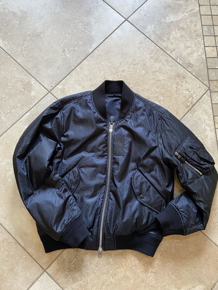 Burberry Reversible monogram bomber jacket men medium