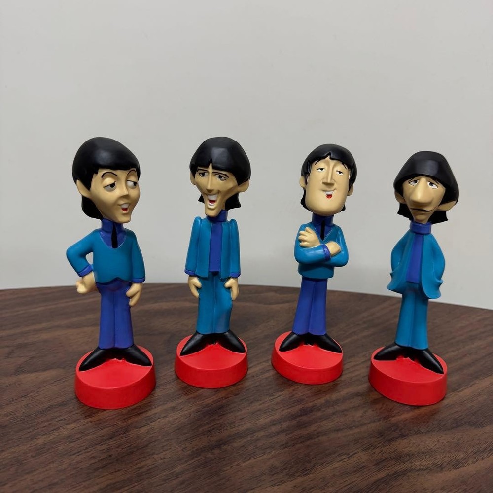 Genuine 1985 Anime The Beatles Doll Set, Set of 4 #6f1daf