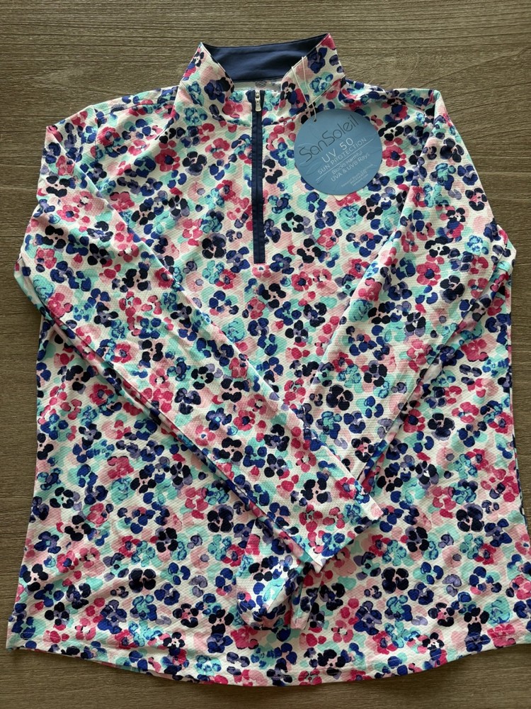 Women's San Soleil Golf Pullover 1/4 Zip / Nwt / Xlarge
