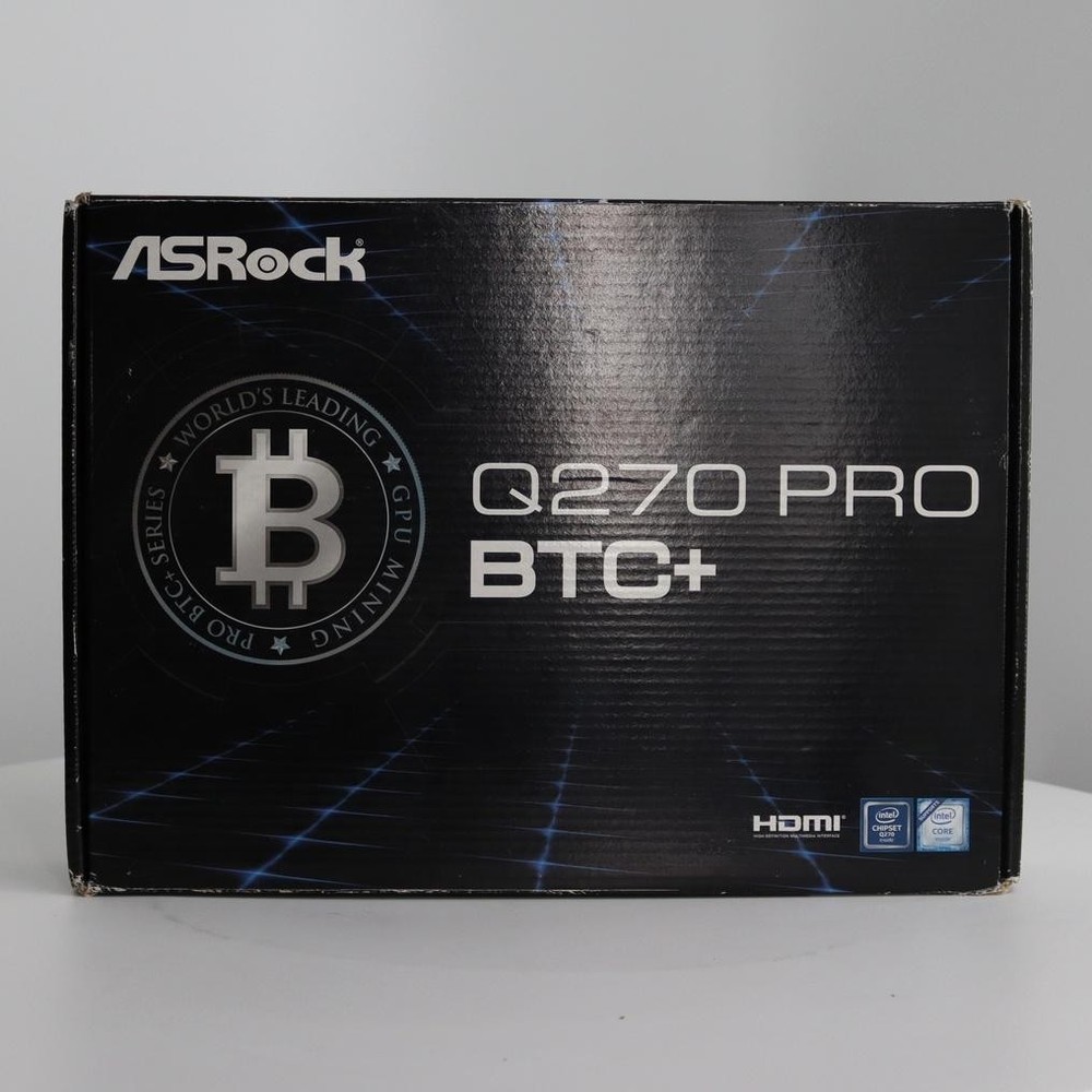 Asrock Q270 PRO BTC+ Mining Board, Intel Q270, 1151, ATX, DDR4, HDMI, 1x PCIe