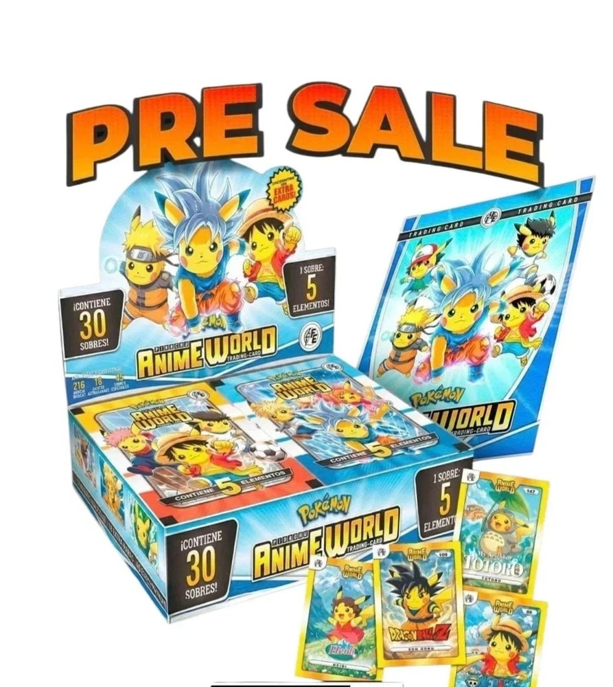 4 BOXES - 2026 BOX POKEMON PIKACHU ANIME WORLD COSPLAY FE Cards - FREE SHIPPING