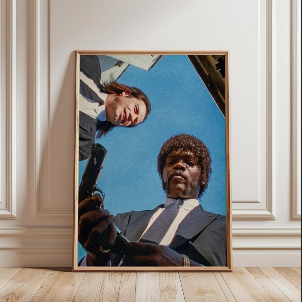 Pulp Fiction Movie Poster Quentin Tarantino Retro Film Art