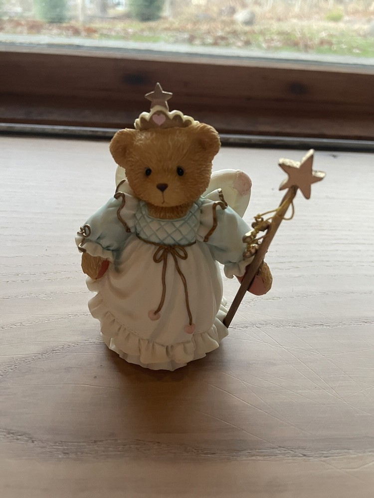 Cherished Teddies Fairy God Mother Figurine Kittie