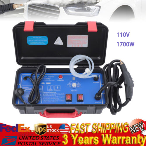 110V Portable Steam Cleaner for Cars and Stain Removal