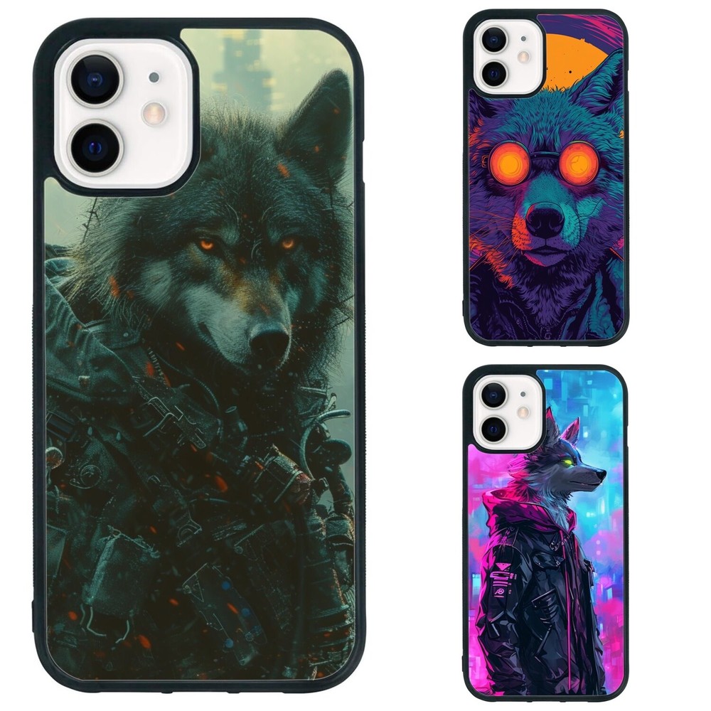 warrior cyberpunk lycan For iPhone XS XR 6 7 8 Plus SE 2nd 3rd Plastic TPU Cover