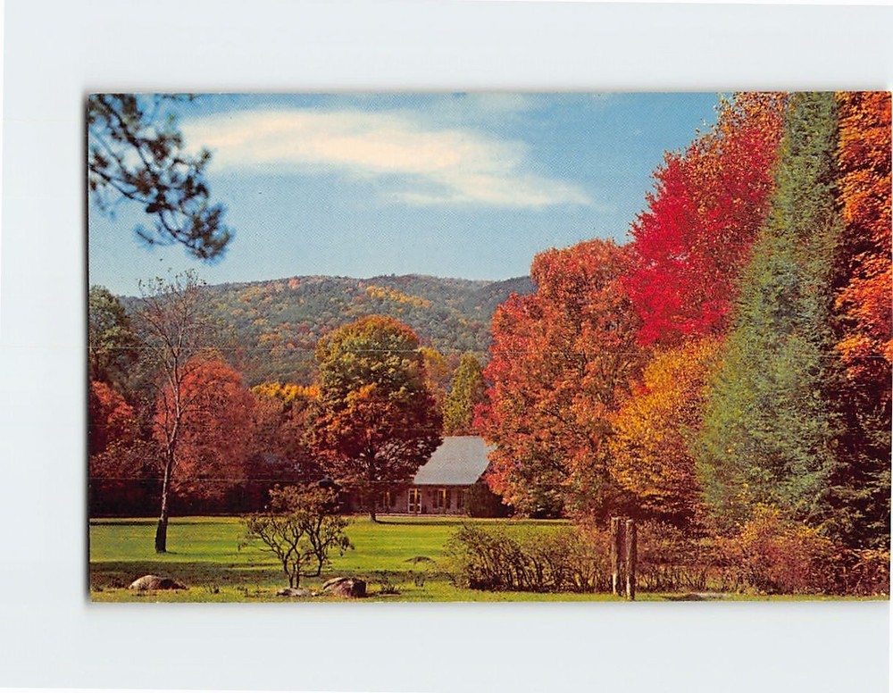 Postcard Great Smoky Mountains National Park Headquarters Gatlinburg TN USA