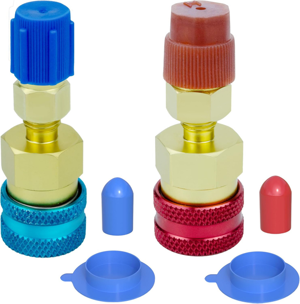 R134a to R1234yf Quick Coupler Adapter, Car Refrigerant Adapter Kit, High and...